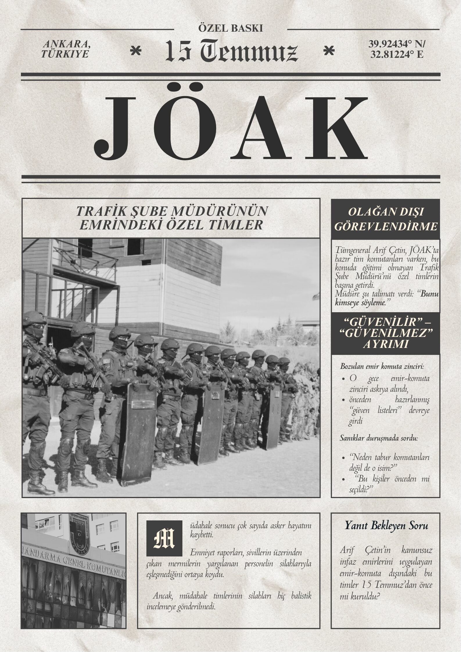 15 Temmuz’da JÖAK Görevlendirmelerinin Gölgesinde: Güvenilir – Güvenilmez Ayrımı